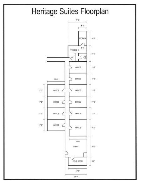 58 N 5th St, Zanesville, OH for lease - Floor Plan - Image 2 of 17