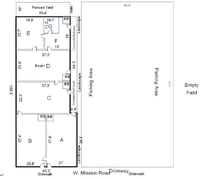 1605 W Mission Rd, San Marcos, CA for lease - Site Plan - Image 2 of 2