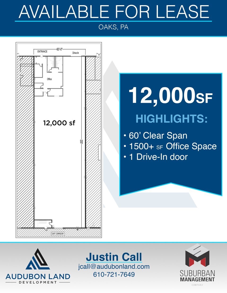 310 Circle Dr, Oaks, PA for lease Floor Plan- Image 1 of 1