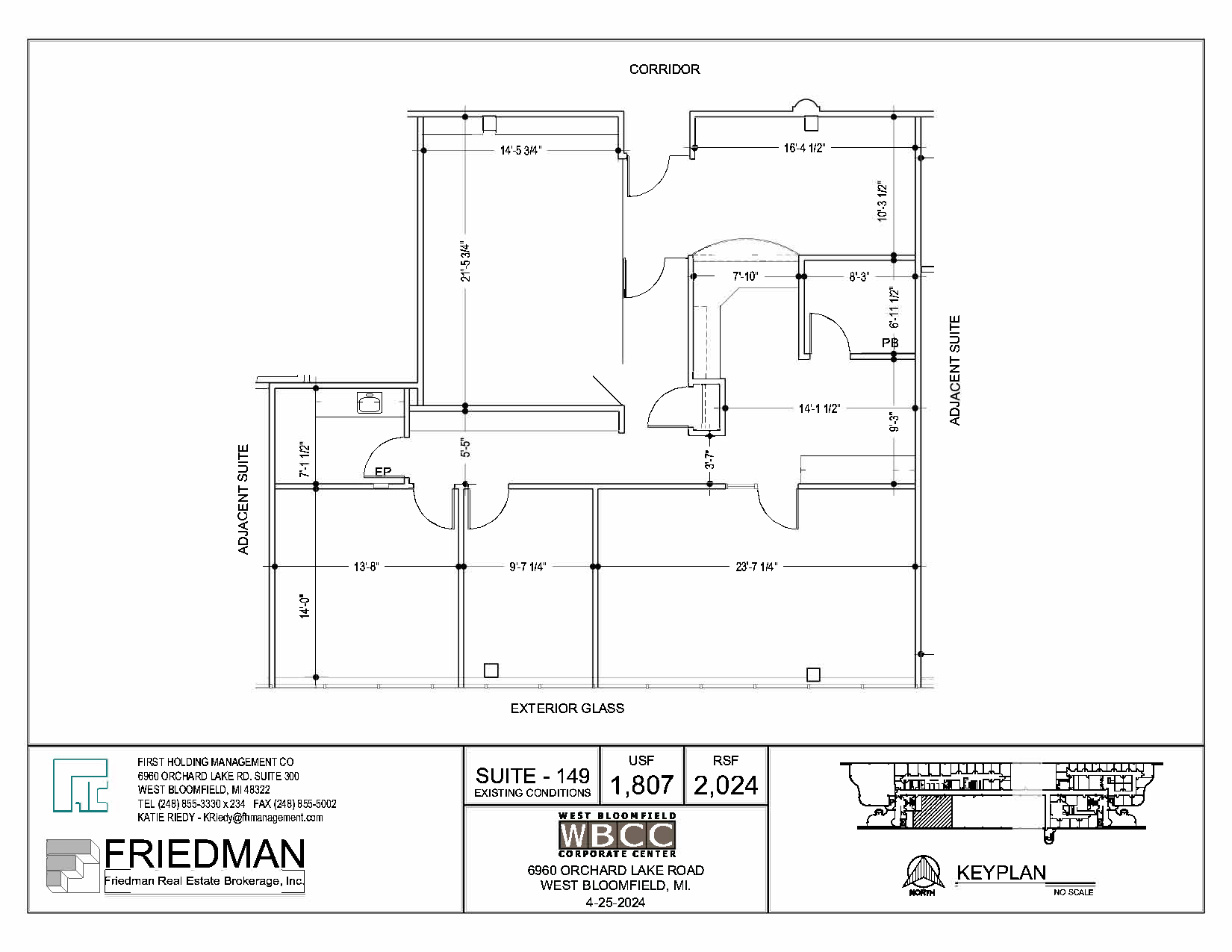 6960 Orchard Lake Rd, West Bloomfield, MI for lease Floor Plan- Image 1 of 2