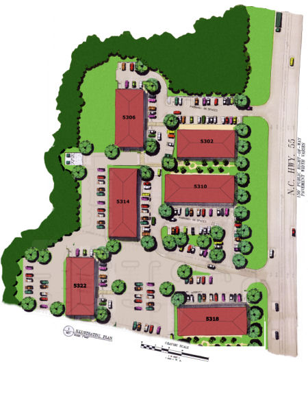 5306 NC-55 Hwy, Durham, NC for lease - Site Plan - Image 3 of 5