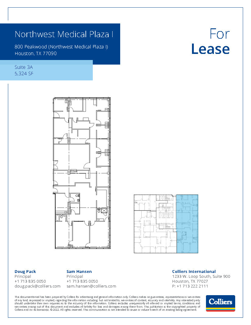 800 Peakwood Dr, Houston, TX for lease Floor Plan- Image 1 of 1