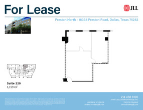 18333 Preston Rd, Dallas, TX for lease Floor Plan- Image 1 of 2