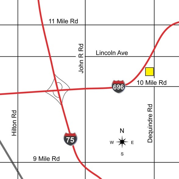 25209-25235 Dequindre Rd, Madison Heights, MI for lease - Building Photo - Image 3 of 13