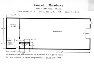 4208-4248 S 36th Pl, Phoenix, AZ for lease Floor Plan- Image 1 of 1