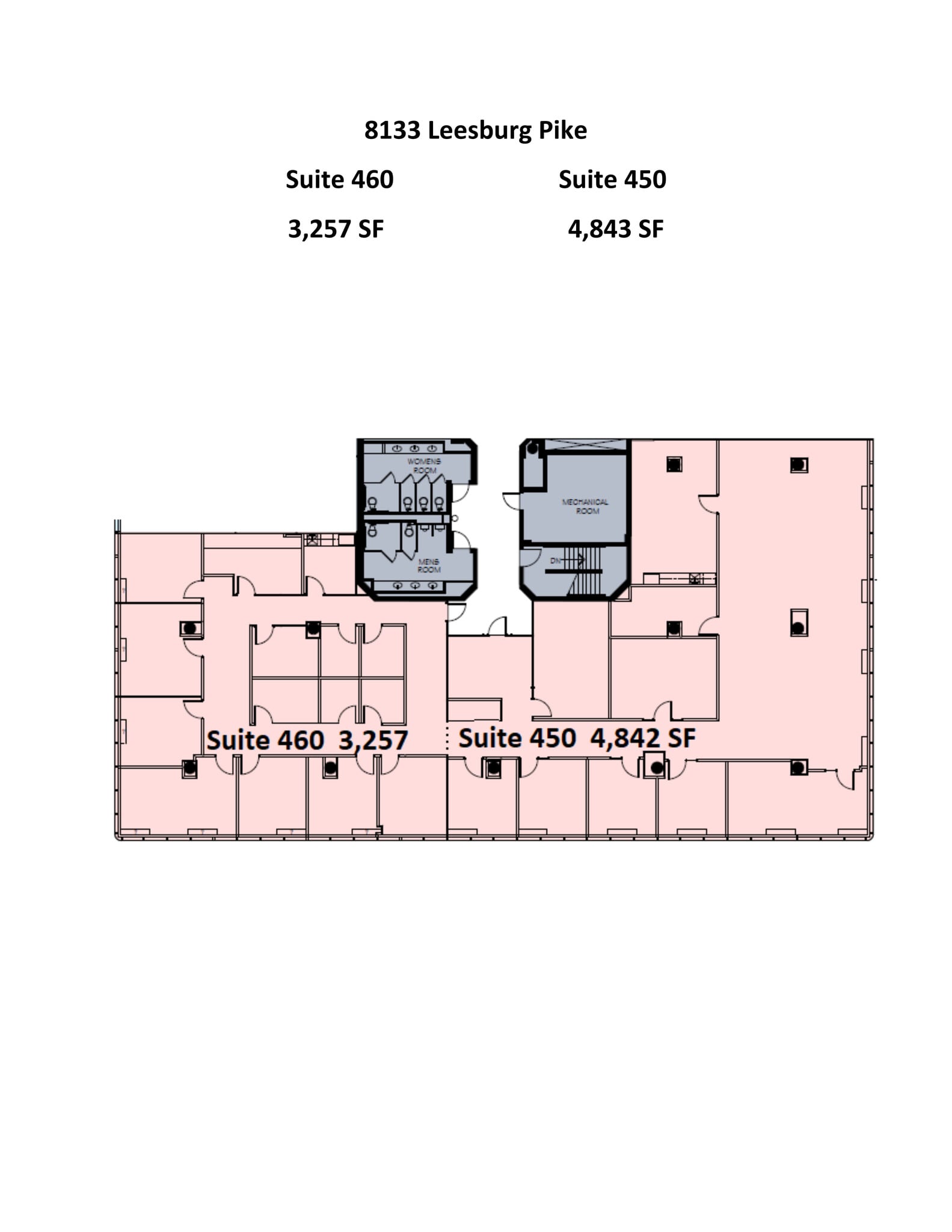 8133 Leesburg Pike, Vienna, VA for lease Site Plan- Image 1 of 2