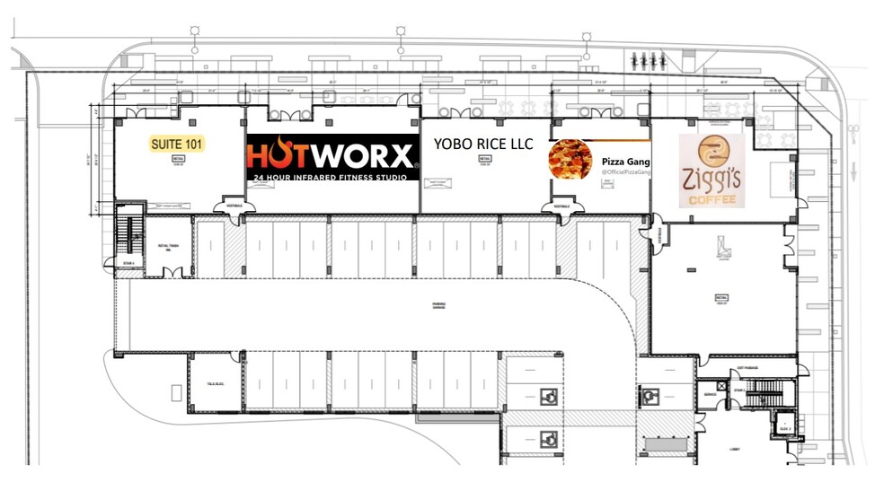 1135 E Apache Blvd, Tempe, AZ for lease - Site Plan - Image 3 of 4