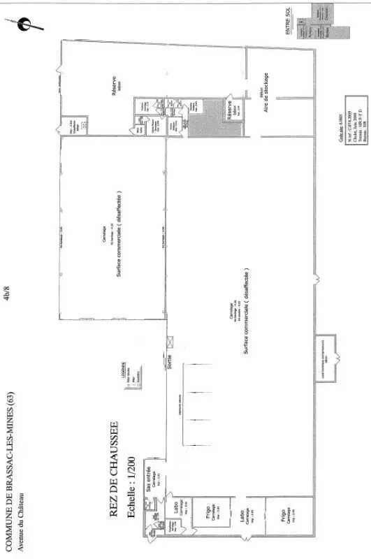 Retail in Brassac-les-Mines for lease Floor Plan- Image 1 of 2