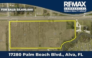 17280 Palm Beach blvd, Alva FL - Land