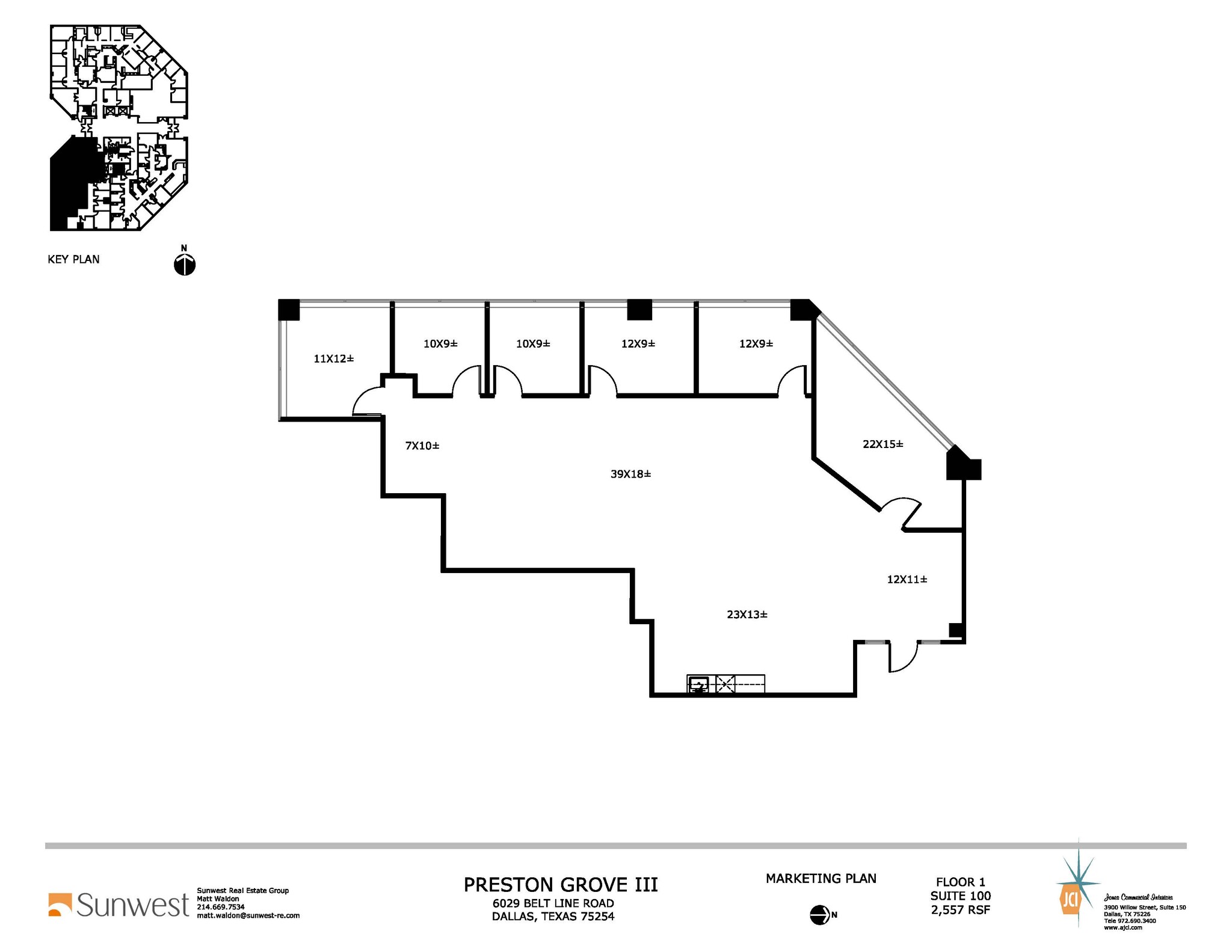 6009 Belt Line Rd, Dallas, TX for lease Floor Plan- Image 1 of 6