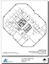 111 Gordon Baker Rd, Toronto, ON for lease Floor Plan- Image 1 of 1