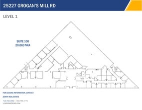 25227 Grogans Mill Rd, The Woodlands, TX for lease Site Plan- Image 1 of 1