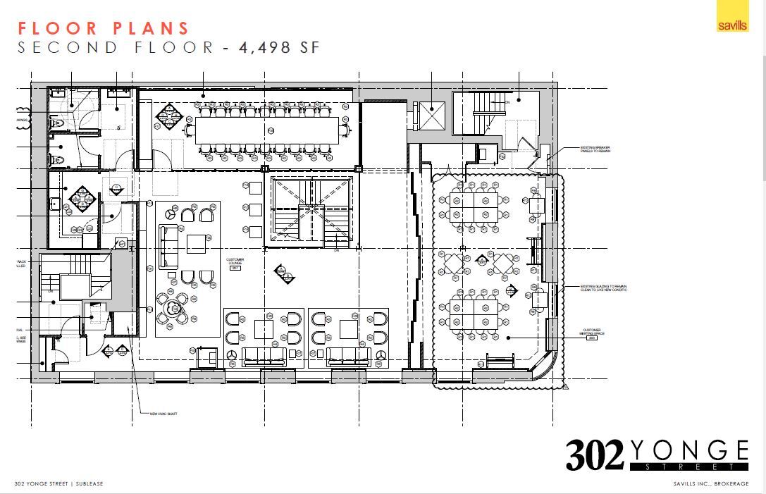 302 Yonge St, Toronto, ON for lease Floor Plan- Image 1 of 1