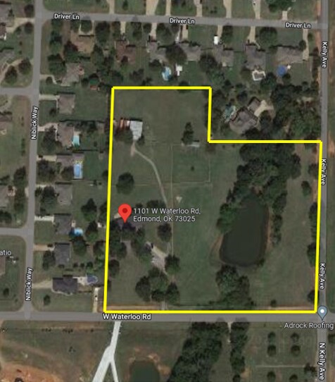 1101 W Waterloo Rd, Edmond, OK for sale Aerial- Image 1 of 1