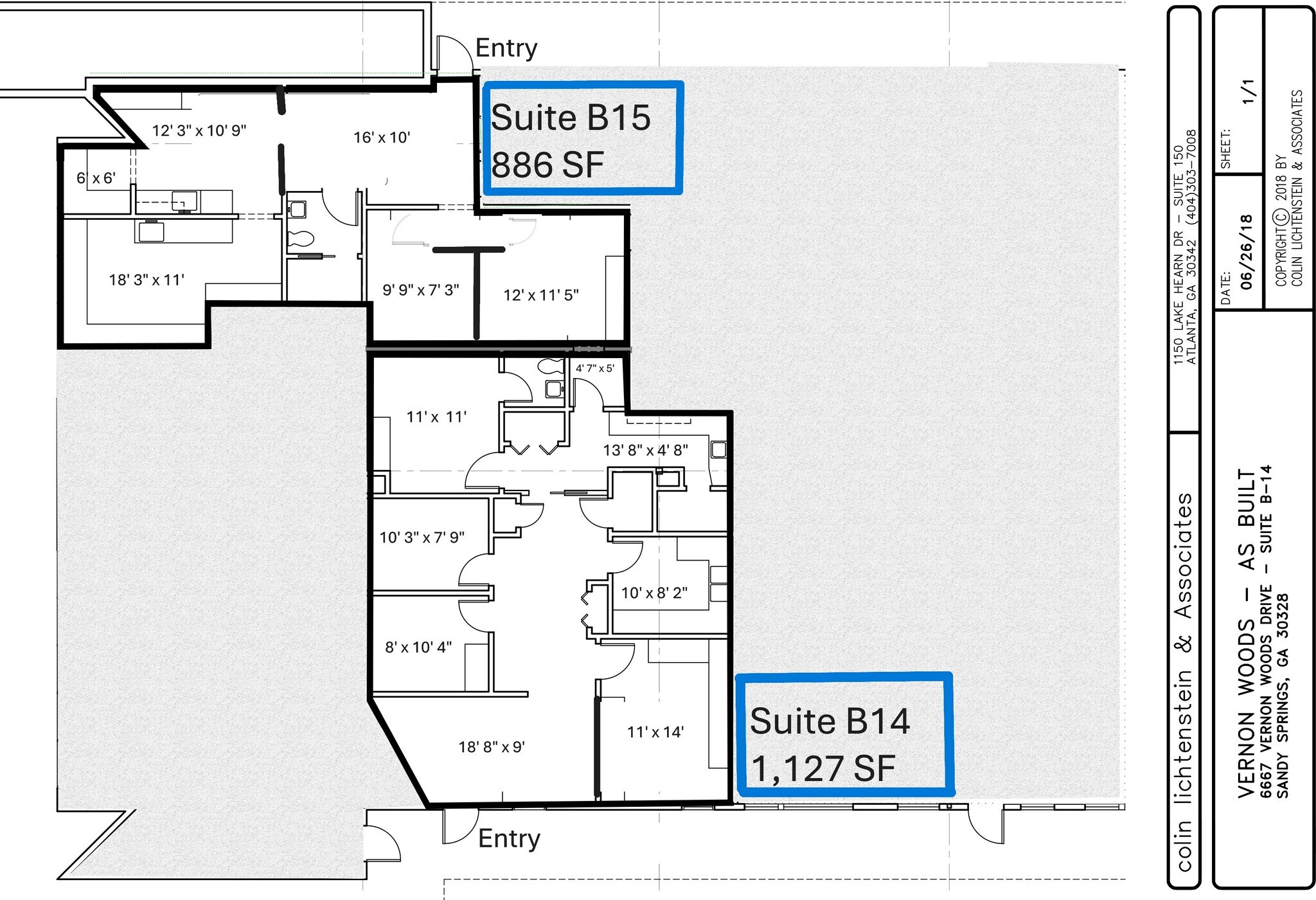6667 Vernon Woods Dr, Atlanta, GA for lease Floor Plan- Image 1 of 11