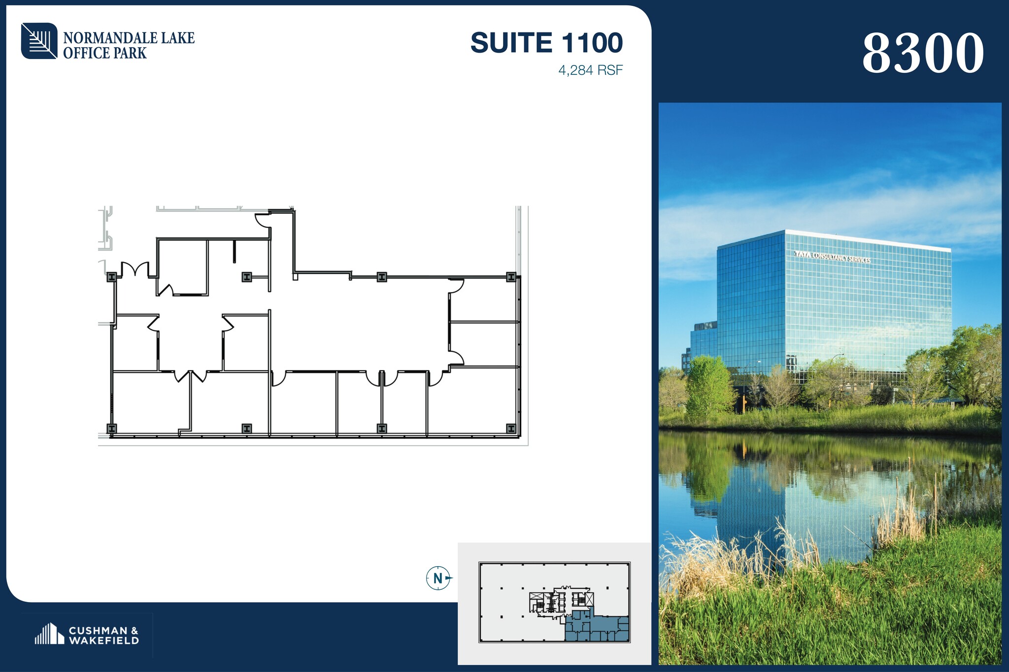 8000-8500 Normandale Lake Blvd, Bloomington, MN for lease Site Plan- Image 1 of 1