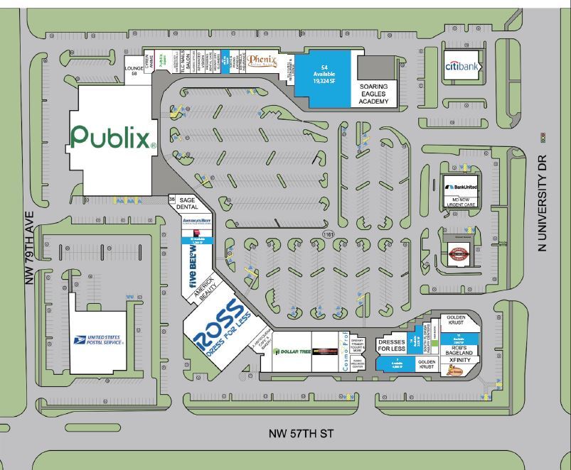 5701-5881 N University Dr, Tamarac, FL for lease Site Plan- Image 1 of 1