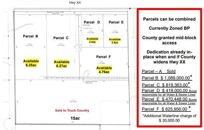 1619 County Road XX, Rothschild, WI for sale - Site Plan - Image 2 of 2