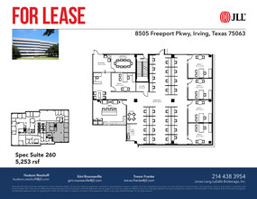 8505 Freeport Pky, Irving, TX for lease Floor Plan- Image 1 of 1