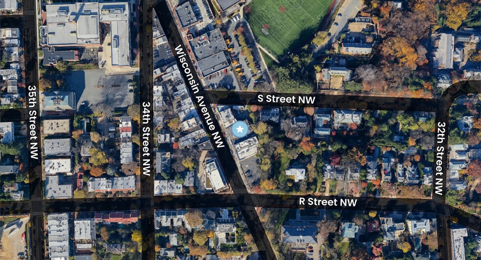 1721 Wisconsin Ave NW, Washington, DC for lease - Aerial - Image 2 of 8