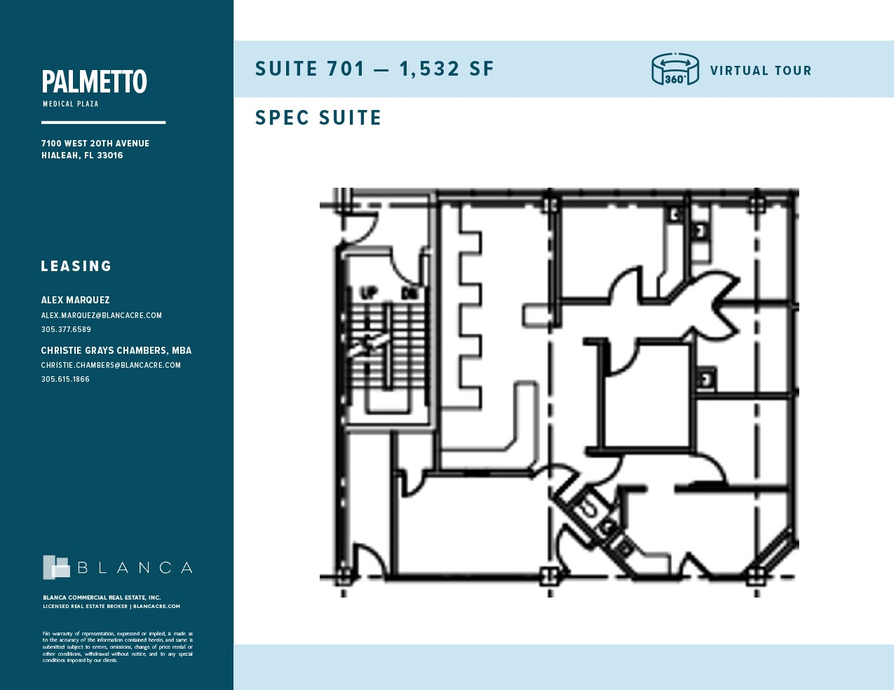 7100 W 20th Ave, Hialeah, FL for lease Floor Plan- Image 1 of 1