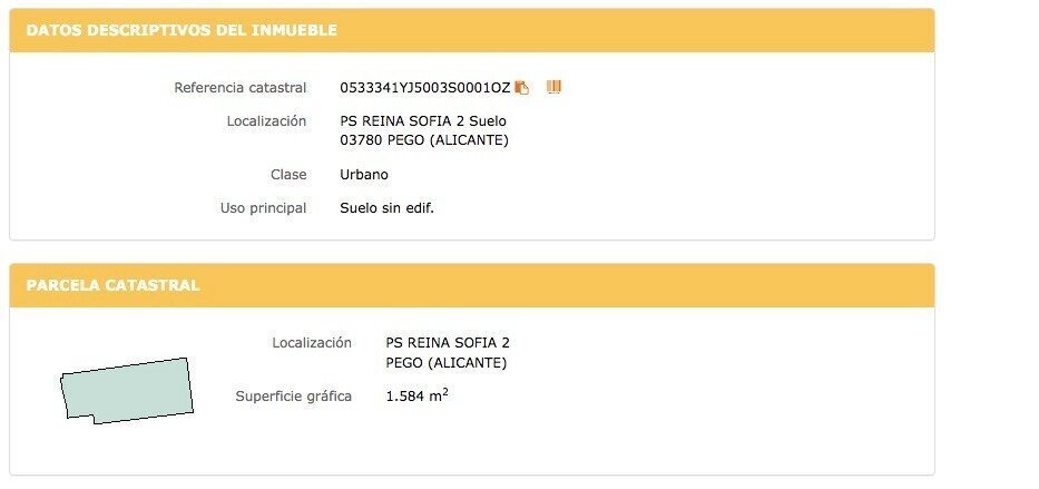 Land in Pego, Alicante for sale - Building Photo - Image 2 of 4