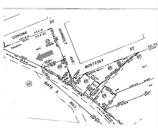 27 Gate 5 Rd, Sausalito, CA for lease - Plat Map - Image 2 of 15