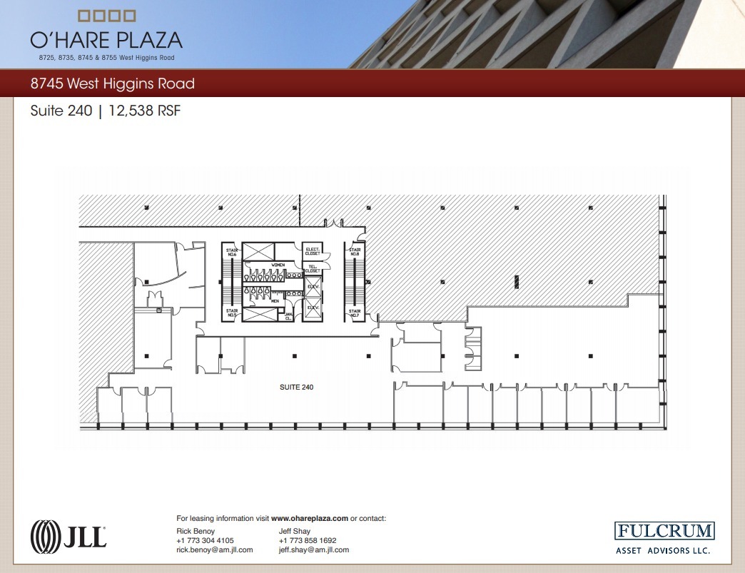 8745 W Higgins Rd, Chicago, IL for sale Floor Plan- Image 1 of 1