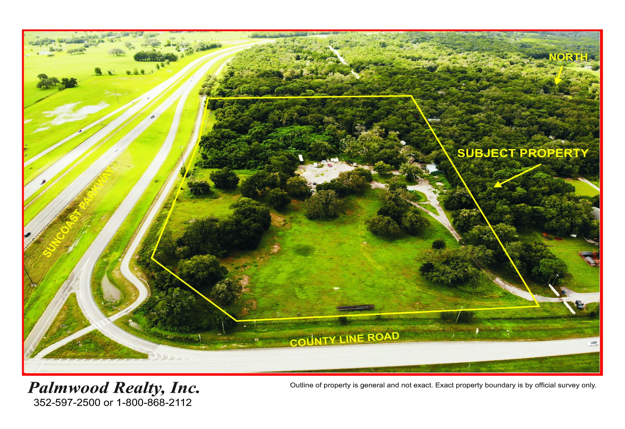 County Line Rd, Spring Hill, FL for sale Aerial- Image 1 of 5