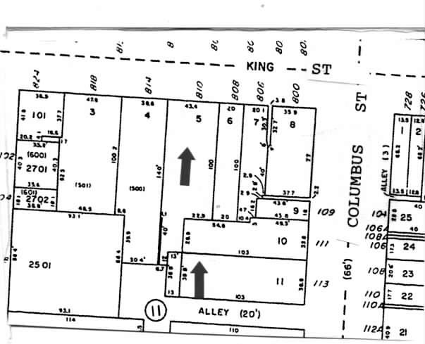 810 King St, Alexandria, VA for lease - Plat Map - Image 3 of 9