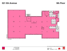 521 Fifth Ave, New York, NY for lease Floor Plan- Image 2 of 2