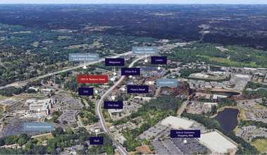 3901 N Roxboro St, Durham, NC - AERIAL  map view