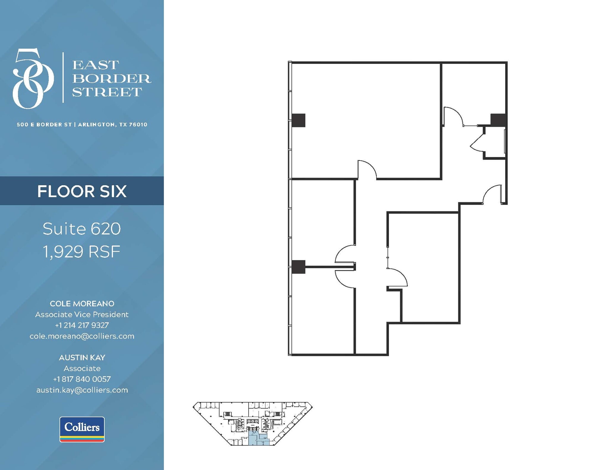 500 E Border St, Arlington, TX for lease Floor Plan- Image 1 of 1