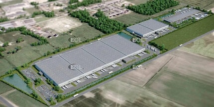 Calais - AERIAL map view