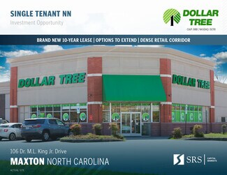 More details for 106 W Martin Luther King Dr, Maxton, NC - Retail for Sale
