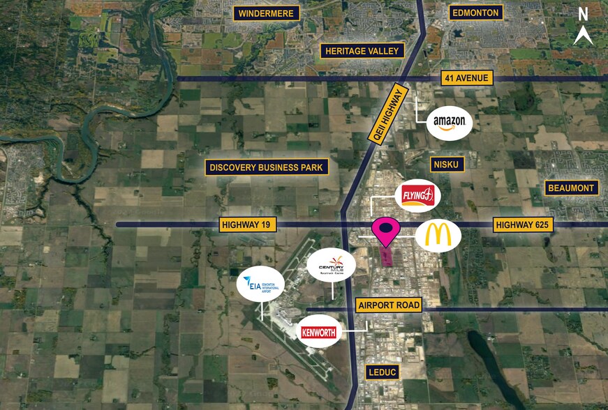 5 Street & 17 Ave, Nisku, AB T9E 7T1 Land for Sale