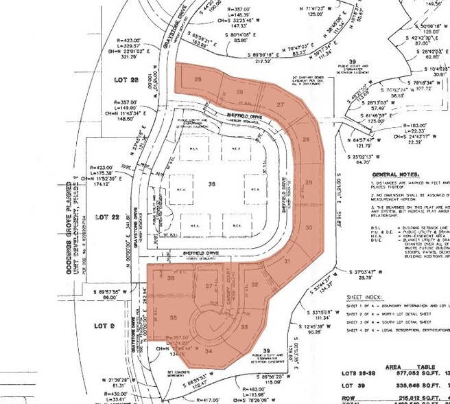 NEQ Of Bell Road and 143rd Street St, Homer Glen, IL for sale - Plat Map - Image 2 of 3