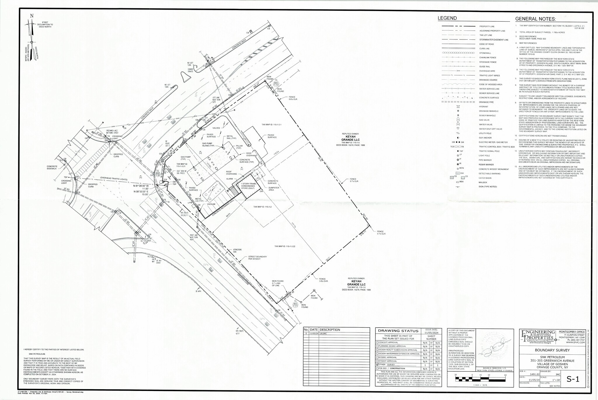 78 Matthews st, Goshen, NY for lease Site Plan- Image 1 of 2