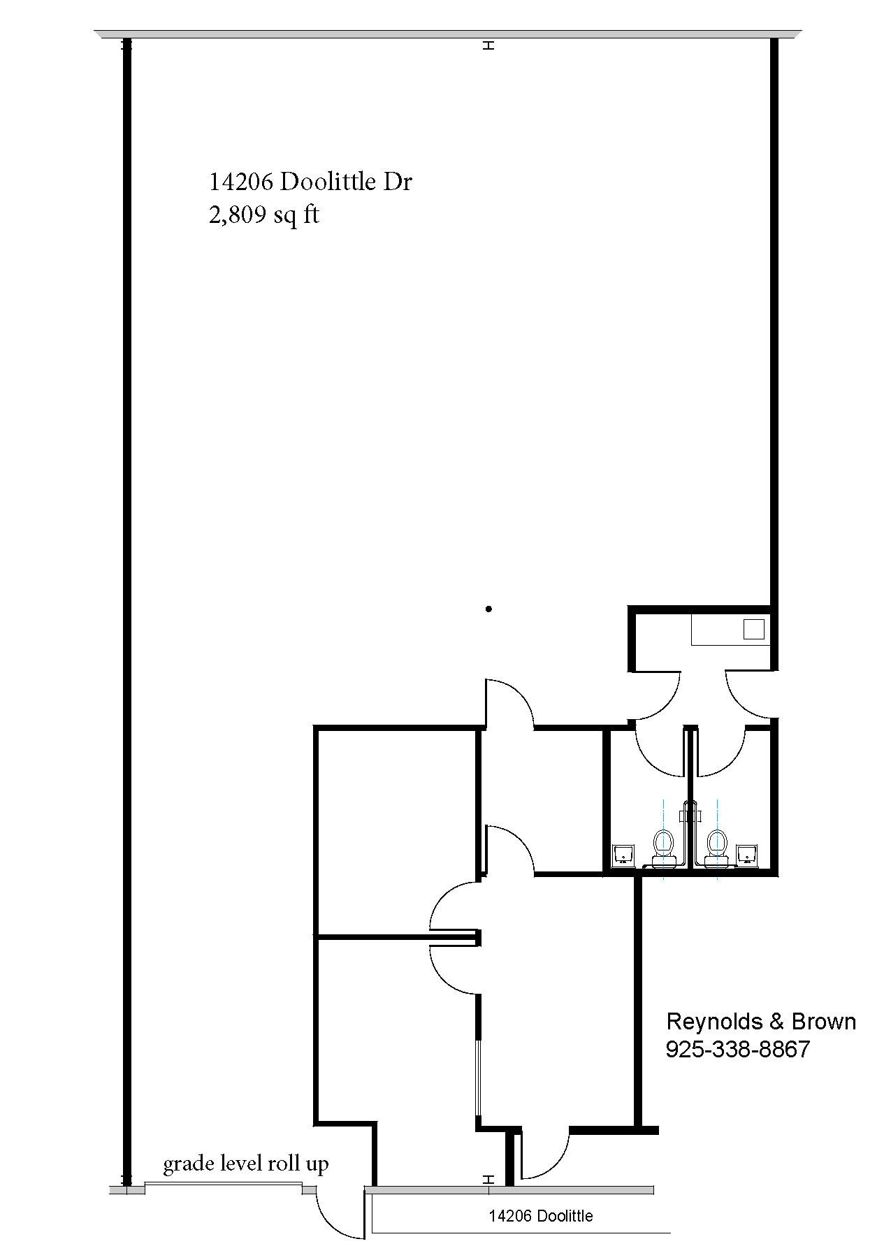 14204-14212 Doolittle Dr, San Leandro, CA for lease Floor Plan- Image 1 of 1
