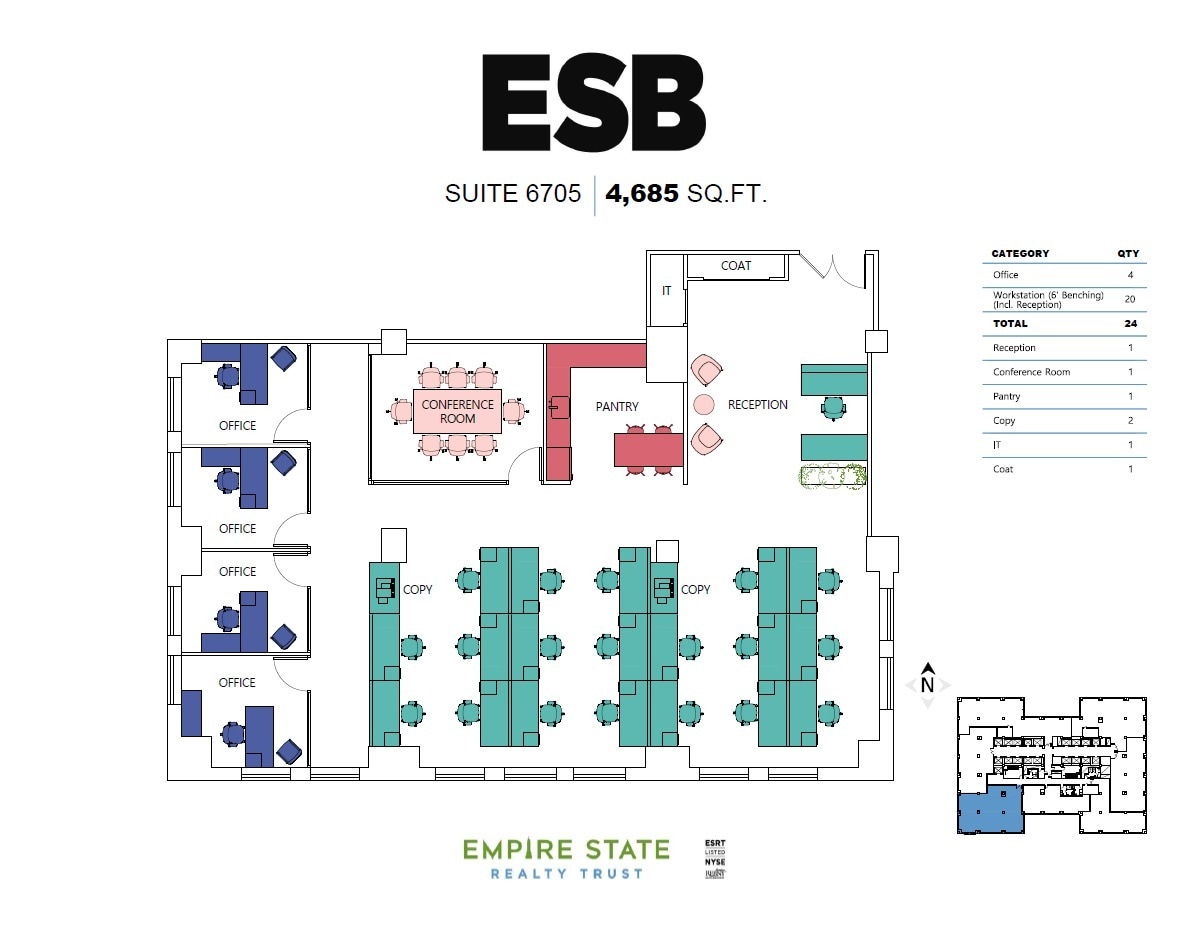 350 Fifth Ave, New York, NY for lease Floor Plan- Image 1 of 4