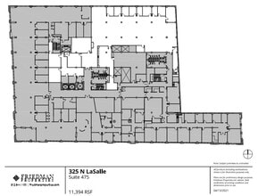 325 N LaSalle St, Chicago, IL for lease Floor Plan- Image 1 of 2