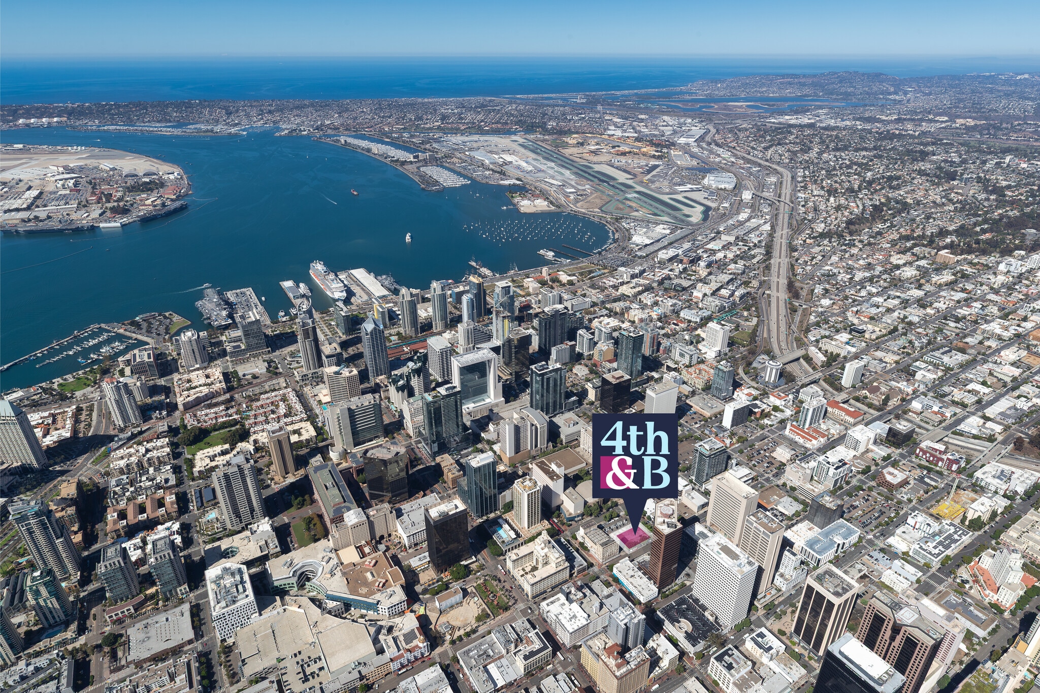 345 B Street, San Diego, CA for sale Aerial- Image 1 of 3