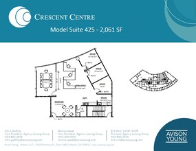 100 Crescent Center Pky, Tucker, GA for lease Floor Plan- Image 2 of 2