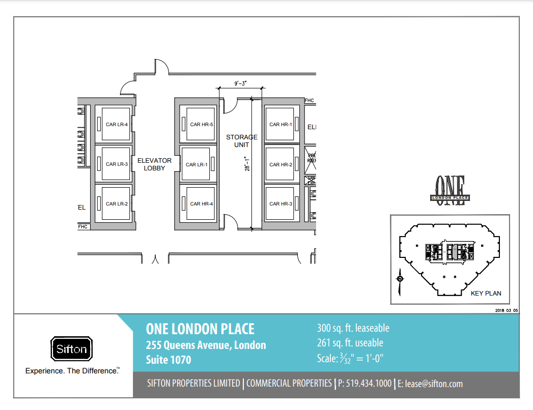 255 Queens Ave, London, ON for lease Floor Plan- Image 1 of 1