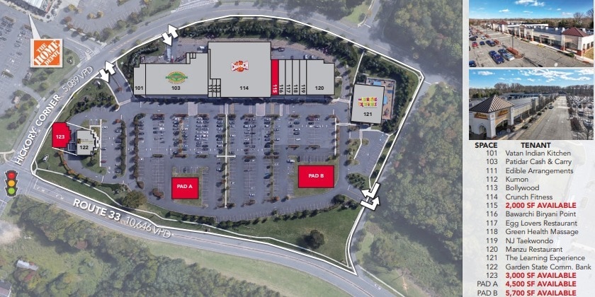 761 W Route 33, East Windsor, NJ for lease - Site Plan - Image 2 of 8