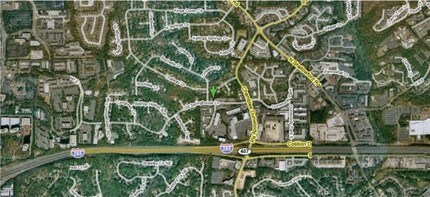 1720 Old Spring House Ln, Atlanta, GA - aerial  map view