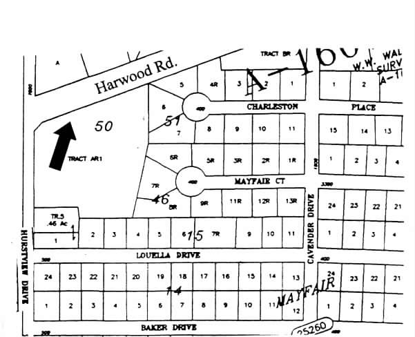 455-499 W Harwood Rd, Hurst, TX for lease - Plat Map - Image 3 of 9