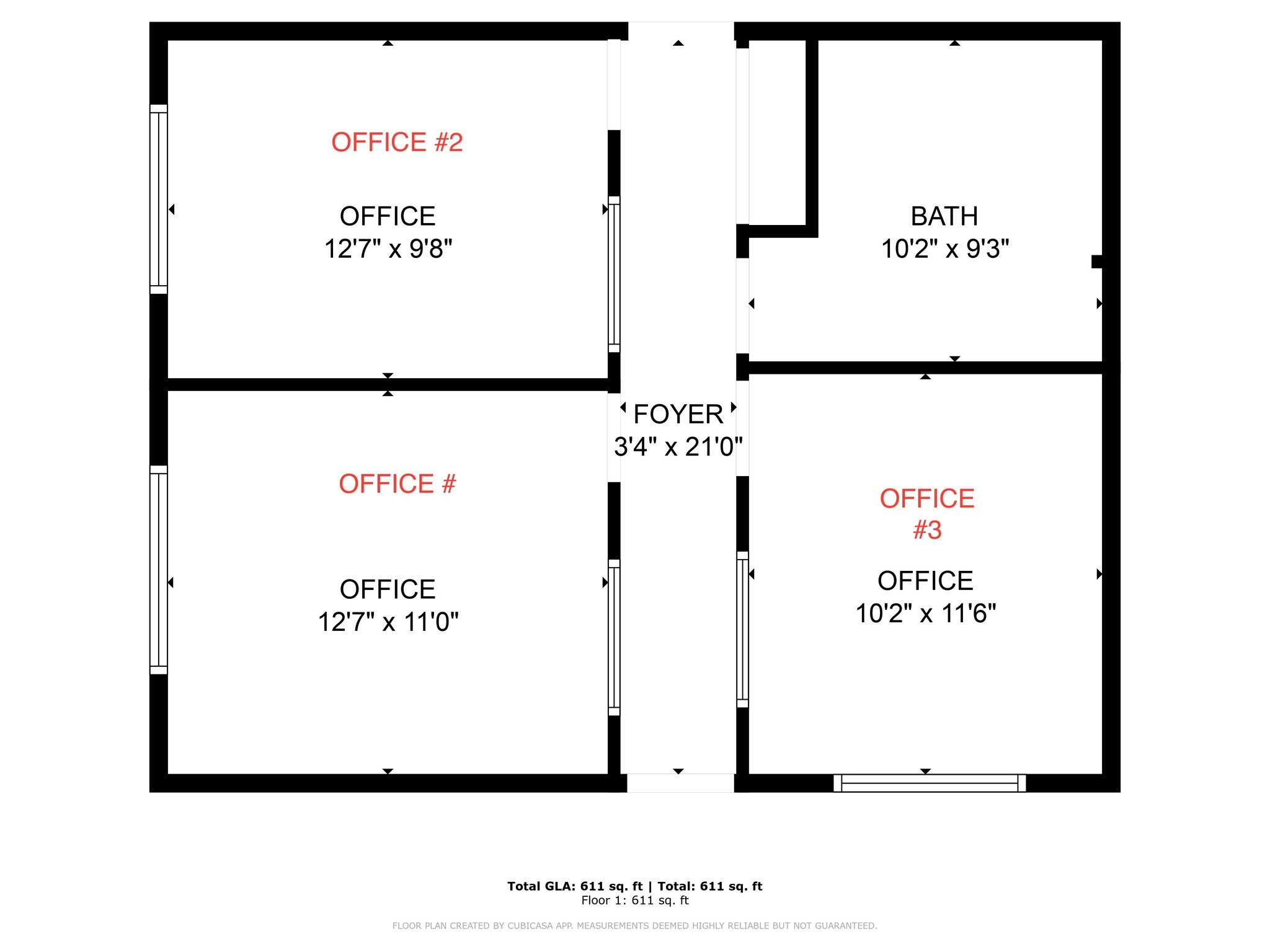 343 S 8th St, El Centro, CA for lease Floor Plan- Image 1 of 2