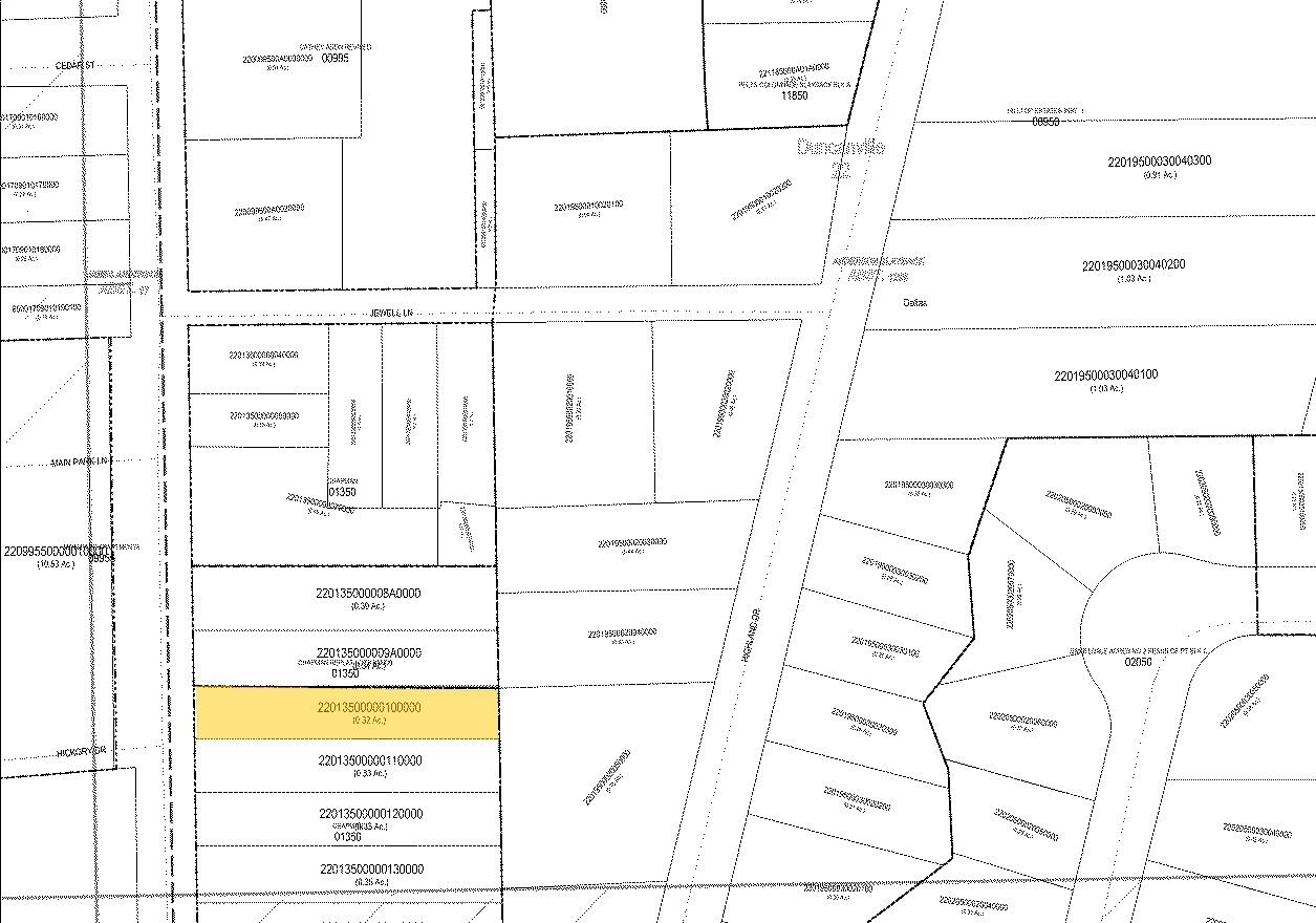 1326 S Main St, Duncanville, TX for sale Plat Map- Image 1 of 1