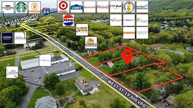 1516-1552 West St, Southington, CT - Aerial  map view - Image1
